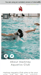 Mobile Screenshot of hackneyaquaticsclub.org